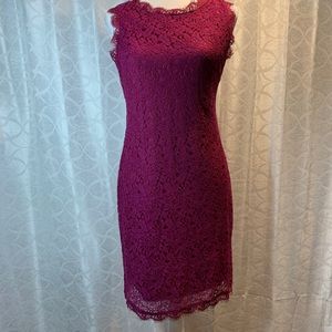 Lace Overlay Dress